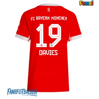 Bayern Munich Alphonso Davies #19 Tricou Fotbal Replică 2025-26 Femei Acasa